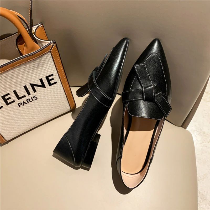 Naisten Amau Loafer -nahkakengät - Beige