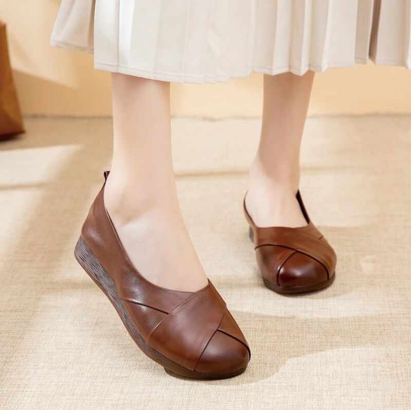 Naisten Amelia Loafer -kengät - Ruskea