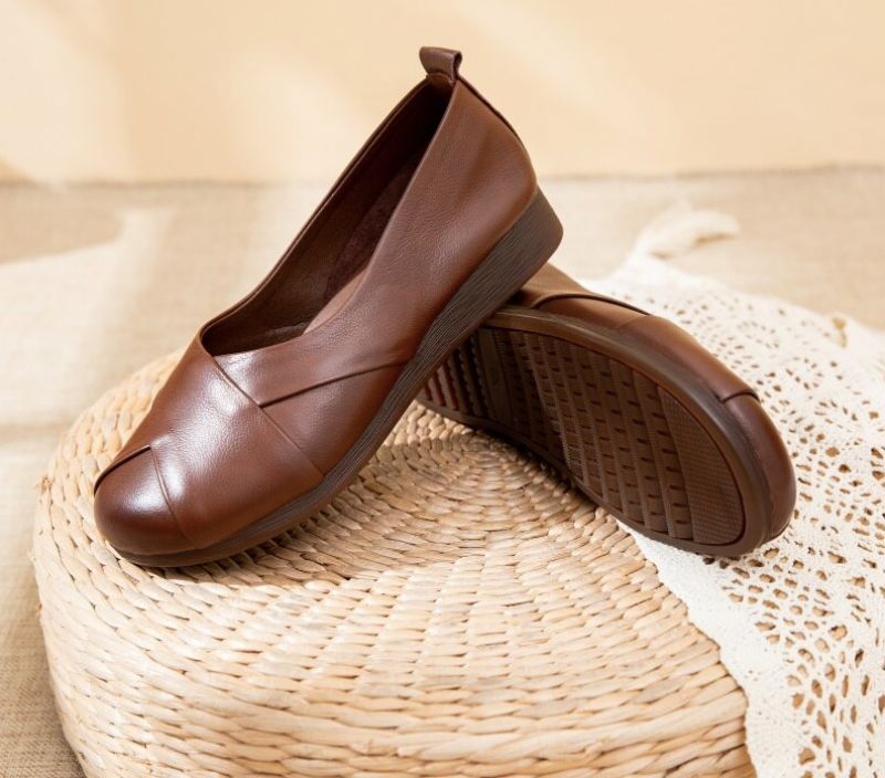 Naisten Amelia Loafer -kengät - Ruskea