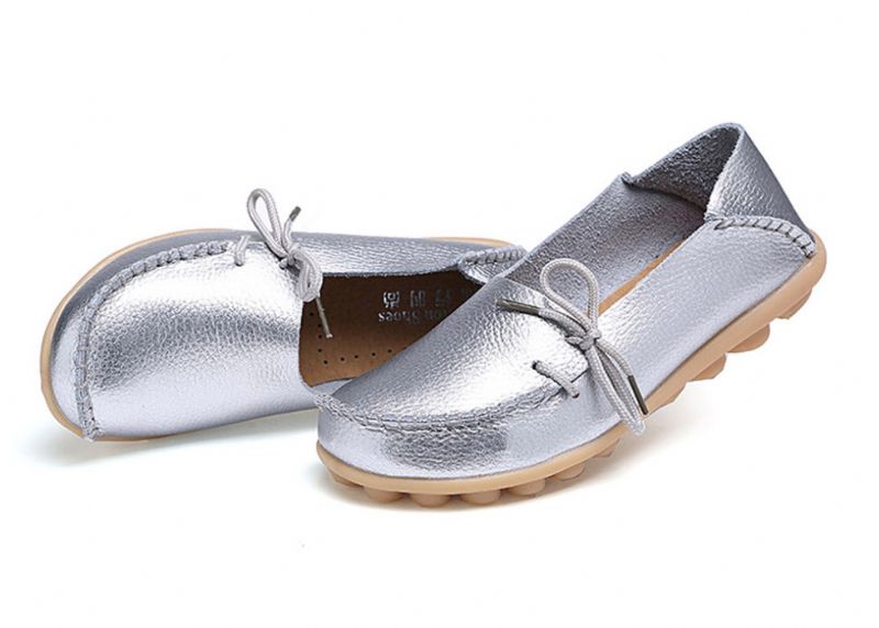 Naisten Anahita Loafer -kengät - Hopea