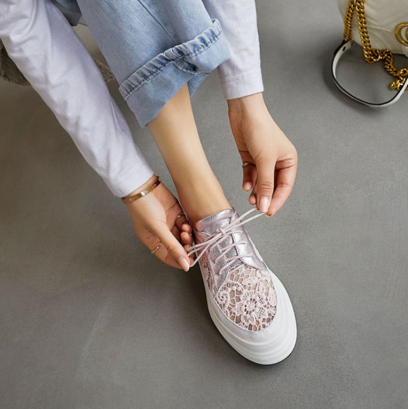 Naisten Bette Platform Tennarit - Pinkki