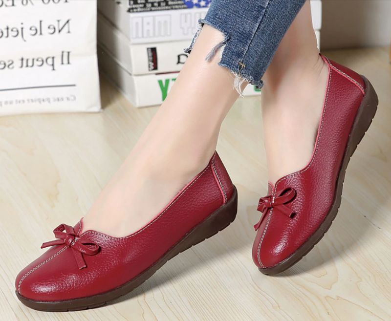 Naisten Camelia Loafer -kengät - Viininpunainen