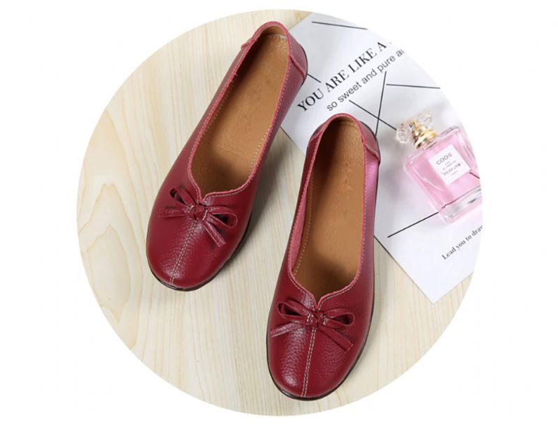 Naisten Camelia Loafer -kengät - Viininpunainen