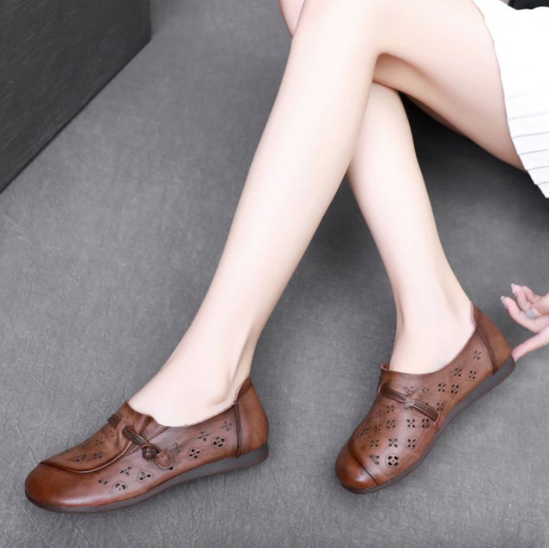 Naisten Claire Loafer -kengät - Ruskea