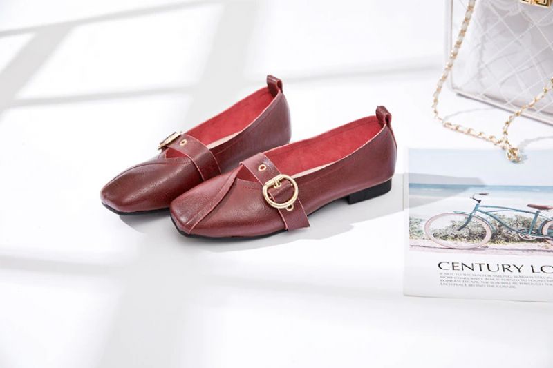 Naisten Claudi Loafer -kengät - Punainen