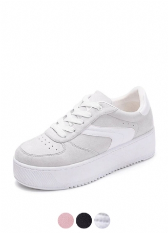 Naisten Cleo Plataform Canvas -nauhalliset Tennarit