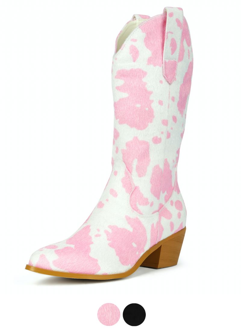 Naisten Darana Slip-on Mid Calf Western -saappaat