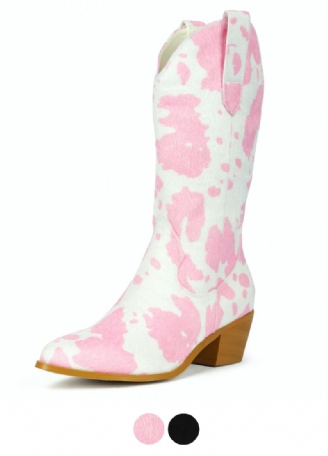 Naisten Darana Slip-on Mid Calf Western -saappaat