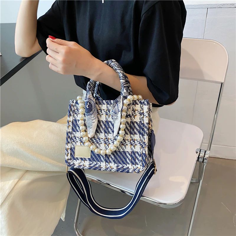 Naisten Dooney Designer Crossbody -käsilaukku - Sininen Pieni