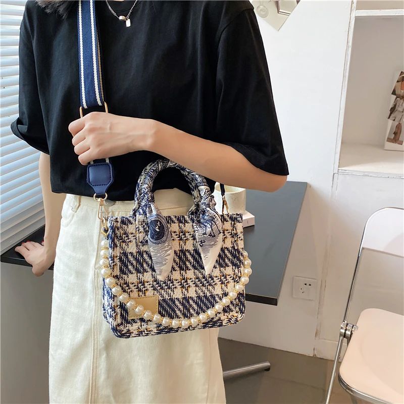 Naisten Dooney Designer Crossbody -käsilaukku - Sininen Pieni