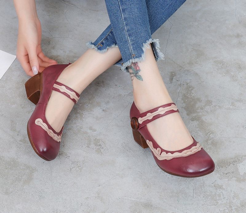 Naisten Edenia Pumps -kengät - Punainen