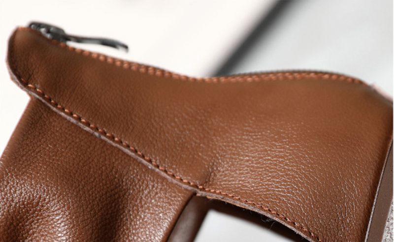 Naisten Eglis Wedges -sandaali - Ruskea
