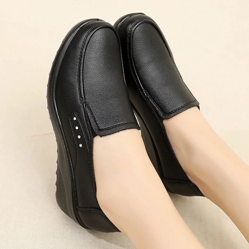 Naisten Fanny Wedges -alusta - Punainen