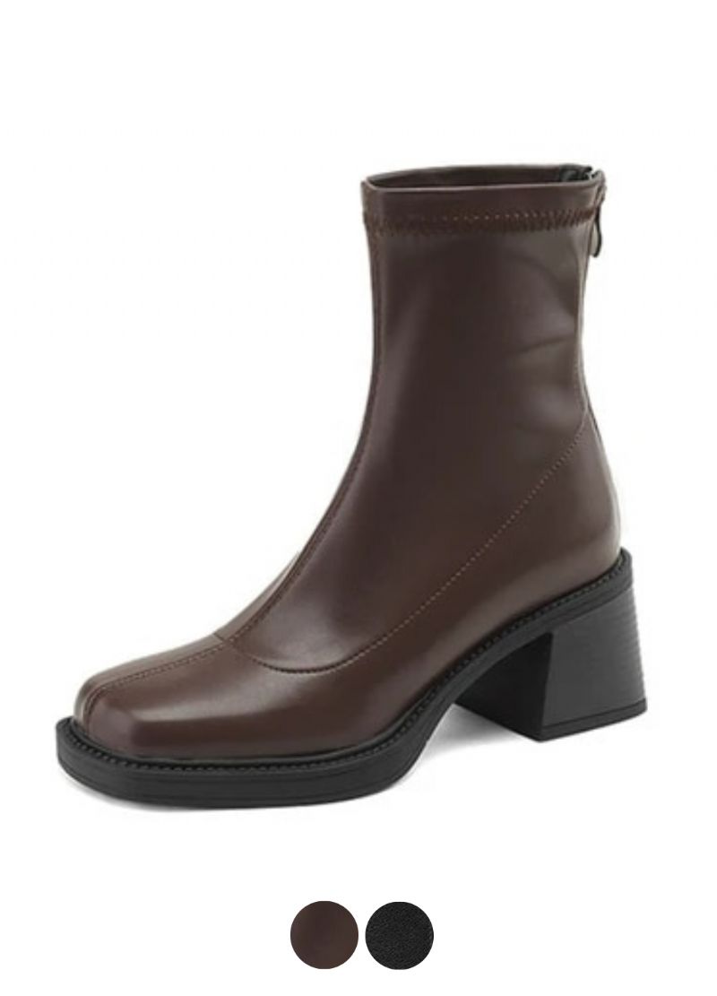 Naisten Gabina Platform Square Heels -saappaat