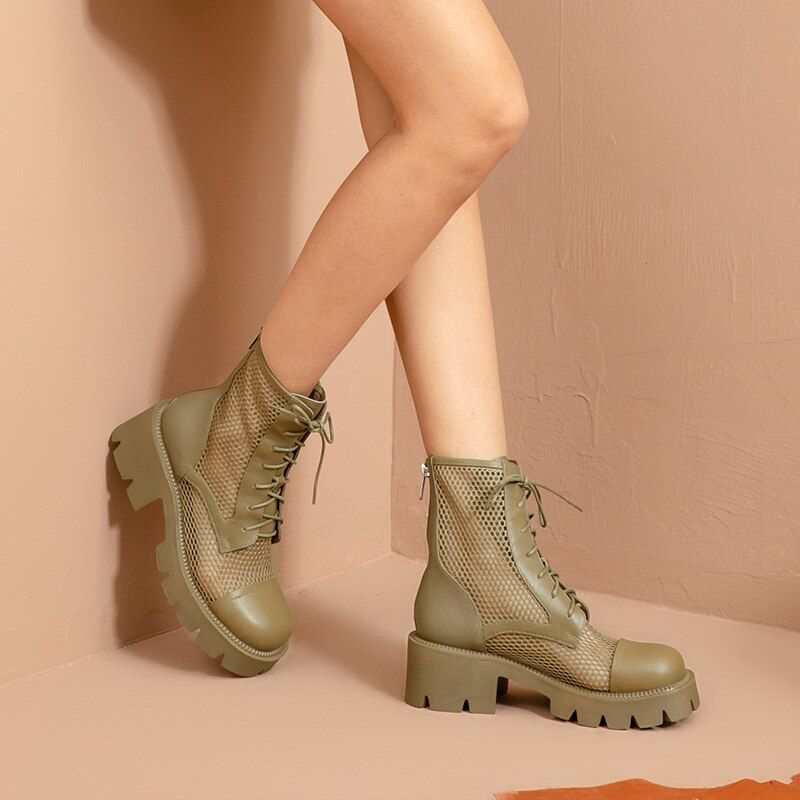 Naisten Gixy-saappaat - Khaki