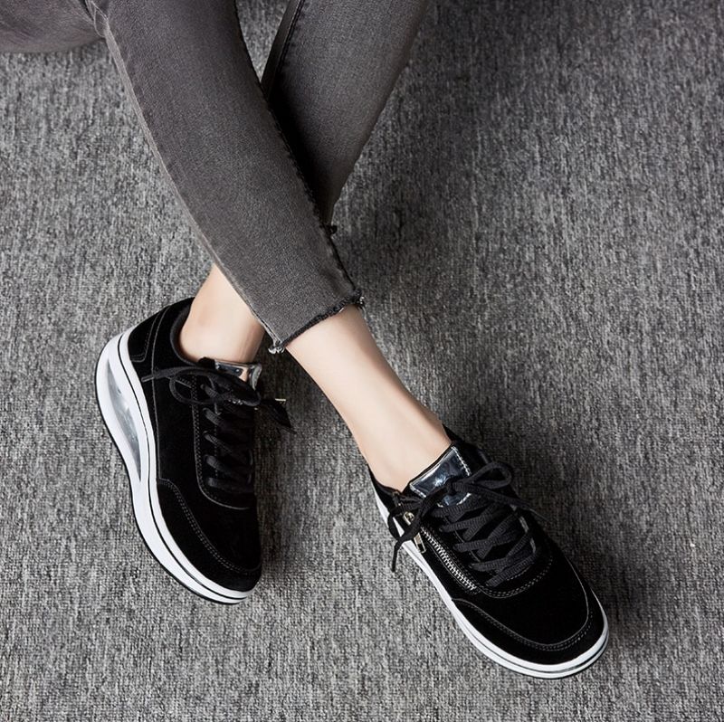 Naisten Gowalk Max Sneaker -tasoiset Kengät - Musta