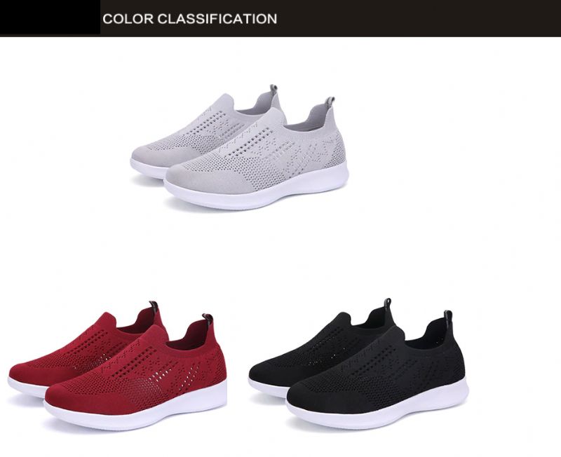 Naisten Haji Slip-on -kengät - Harmaa