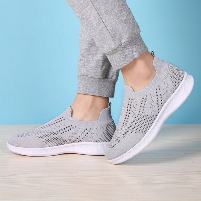 Naisten Haji Slip-on -kengät - Harmaa