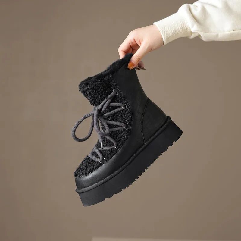 Naisten Hana Snow Platform -saappaat - Aprikoosi