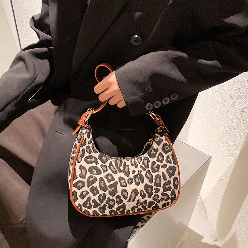 Naisten Jode Crossbody -käsilaukku - Ruskea Leopardi