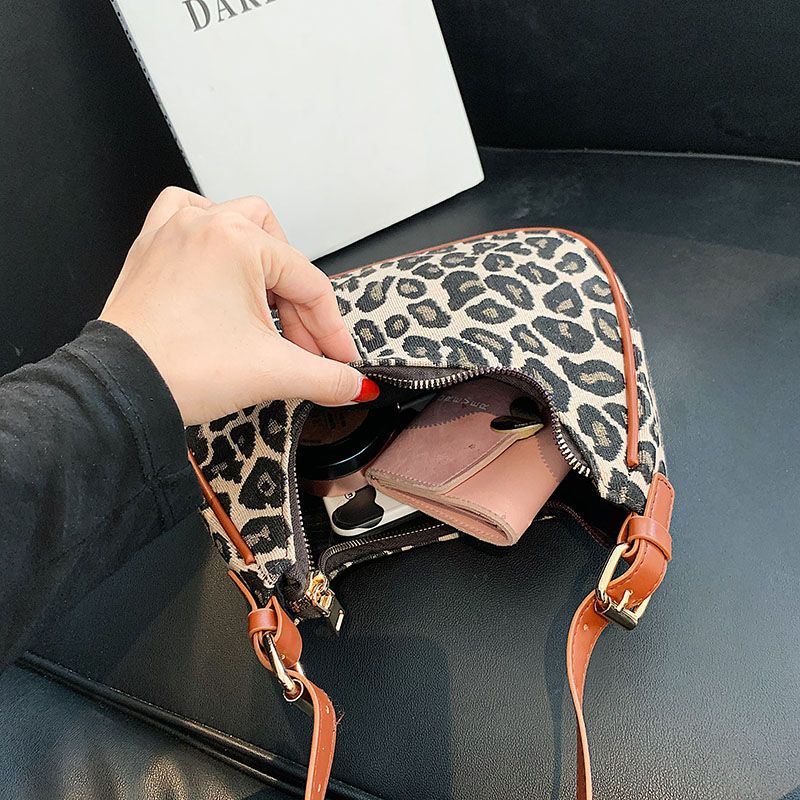 Naisten Jode Crossbody -käsilaukku - Ruskea Leopardi