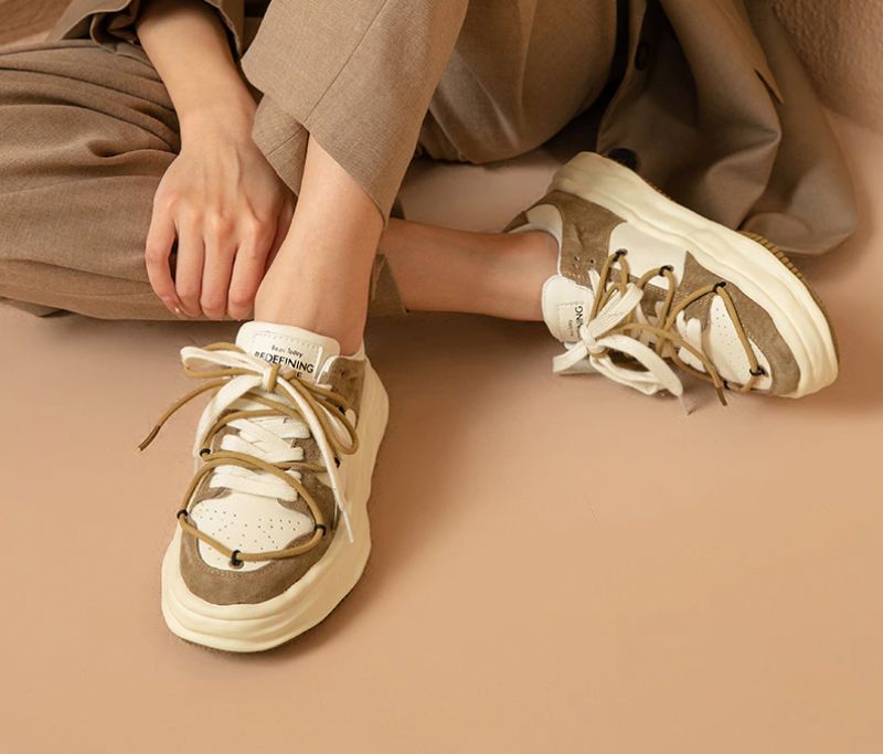 Naisten Kalie Nauhalliset Lenkkarit - Khaki