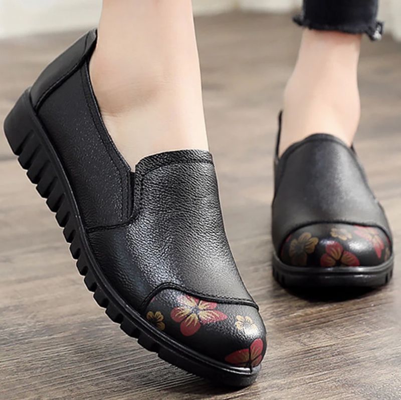 Naisten Karolay Loafer - Kukka-Musta