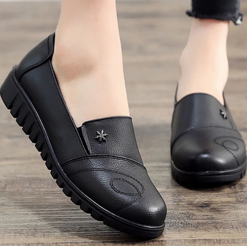 Naisten Karolay Loafer - Kukka-Musta