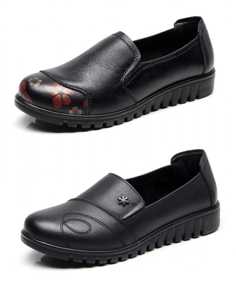 Naisten Karolay Loafer - Kukka-Musta