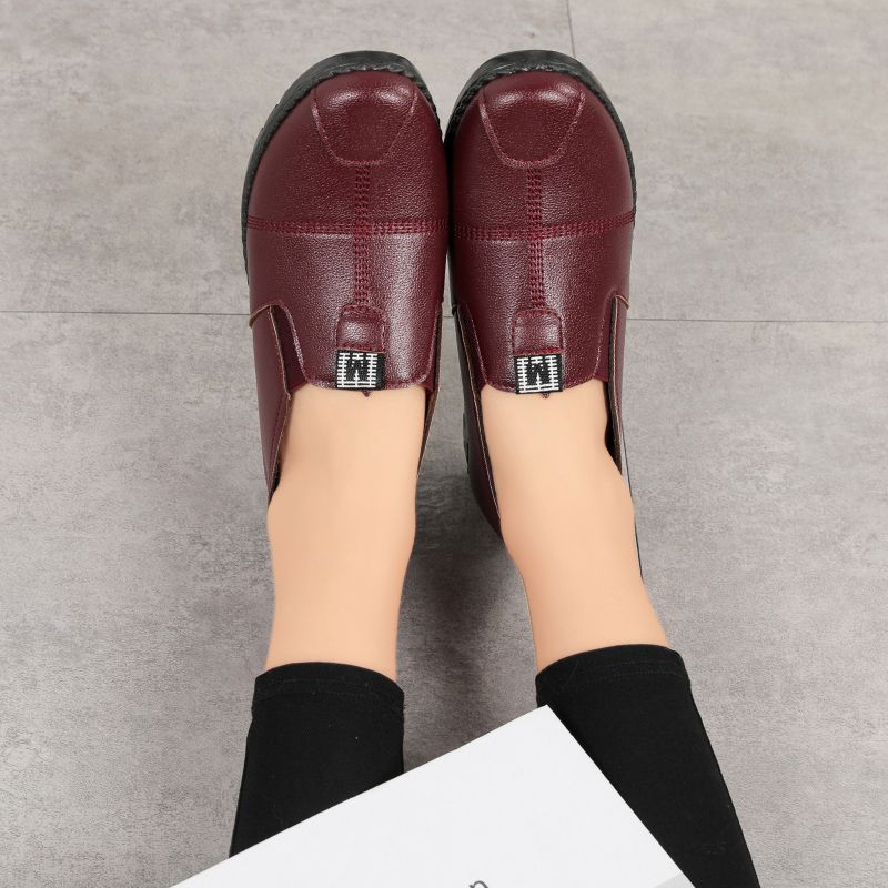 Naisten Kelly Loafer -kengät - Punainen