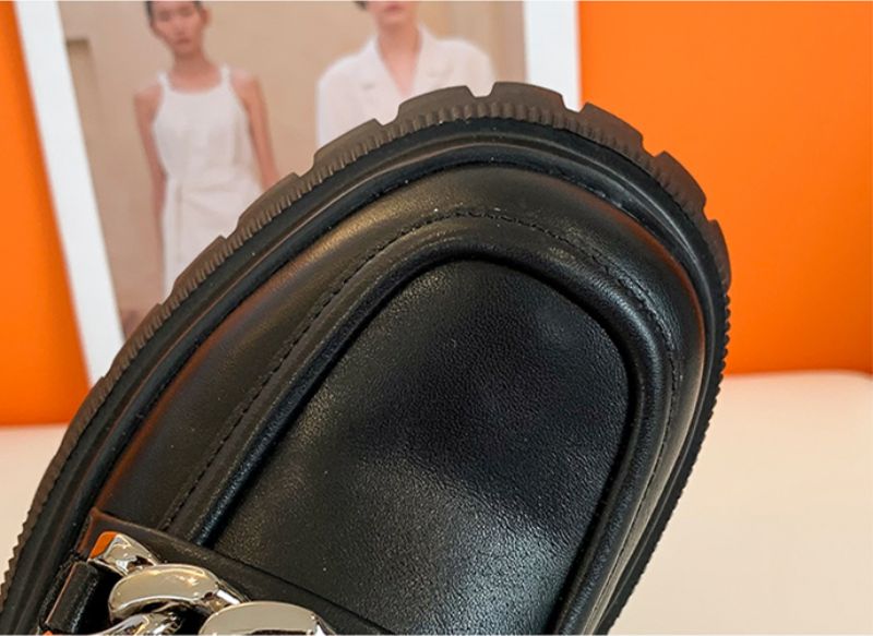 Naisten Leiza Platform Loafer -kengät - Musta