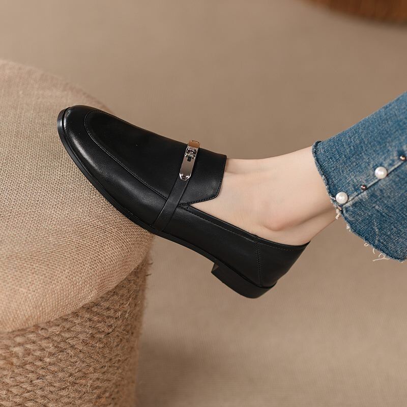 Naisten Letty-mekko Litteät Loafer-kengät - Aprikoosi