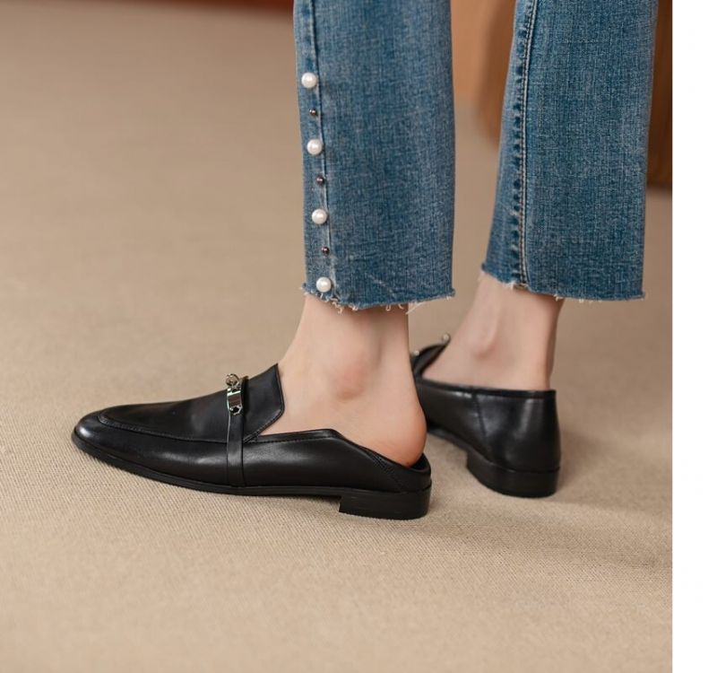 Naisten Letty-mekko Litteät Loafer-kengät - Aprikoosi