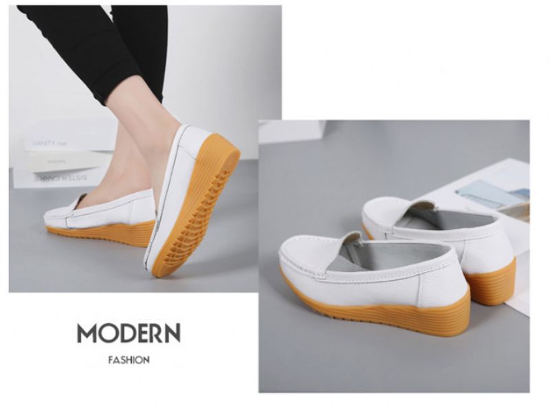 Naisten Liza Loafer Platform Mustat Kengät - Musta
