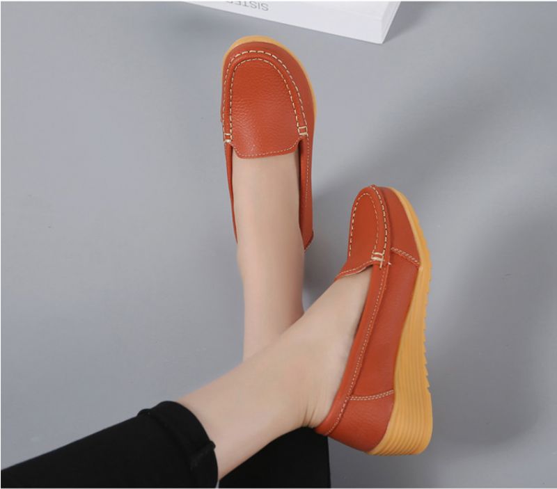 Naisten Liza Loafer Platform Mustat Kengät - Musta
