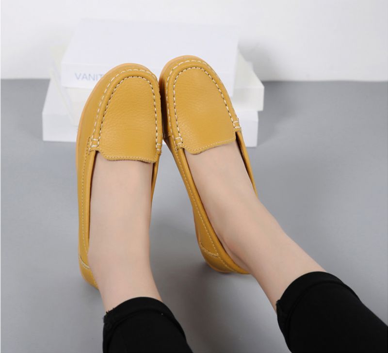 Naisten Liza Loafer Platform Mustat Kengät - Musta