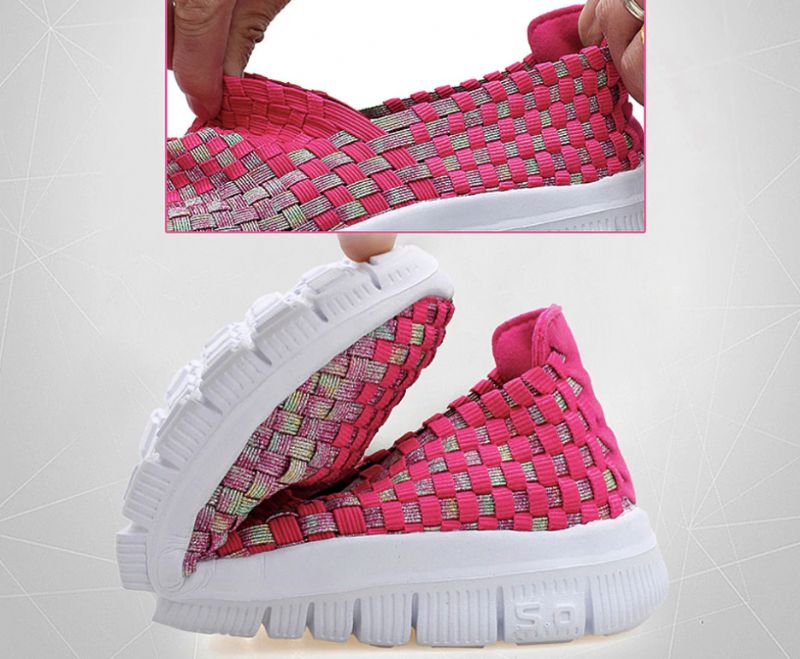 Naisten Lobelia Slip-ons -kengät - Purppura Pinkki Puimuri