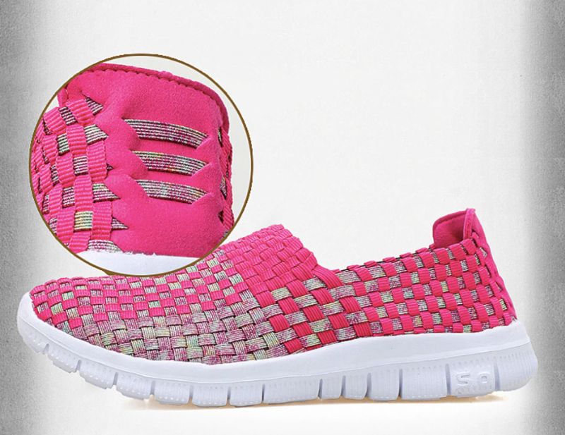 Naisten Lobelia Slip-ons -kengät - Purppura Pinkki Puimuri