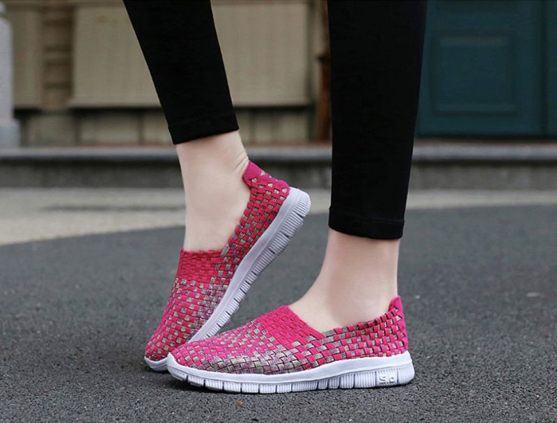 Naisten Lobelia Slip-ons -kengät - Purppura Pinkki Puimuri