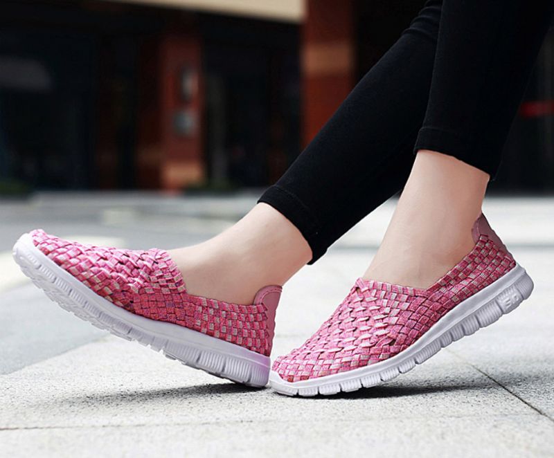 Naisten Lobelia Slip-ons -kengät - Purppura Pinkki Puimuri