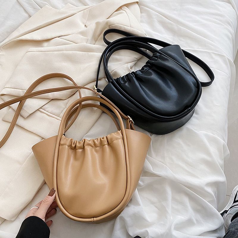 Naisten Loreto Keinonahkainen Käsilaukku - Beige