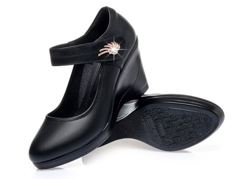 Naisten Lucy Wedge Platform -kengät - Musta