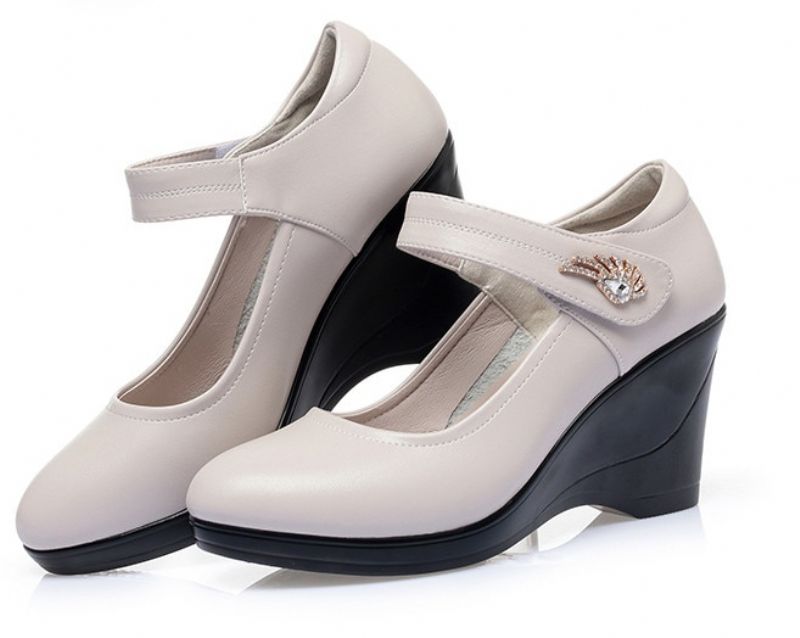 Naisten Lucy Wedge Platform -kengät - Musta