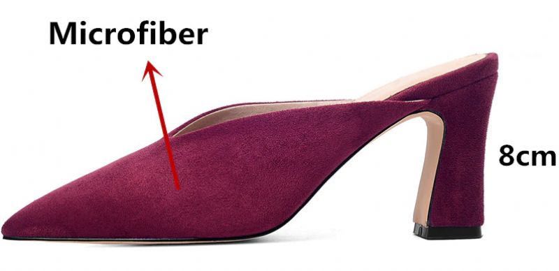 Naisten Luna Elegant Mules -korkokengät - Musta