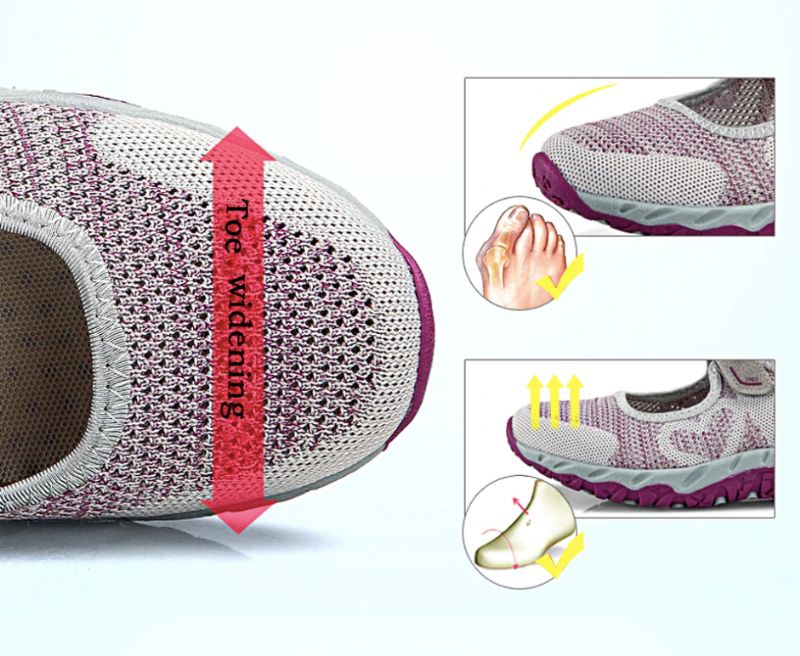 Naisten Magnolia Mesh Tennarit - Harmaa 01