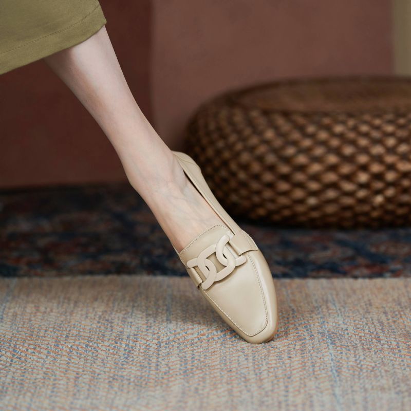 Naisten Matalakorkoiset Loy-kengät - Beige