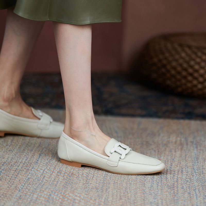Naisten Matalakorkoiset Loy-kengät - Beige