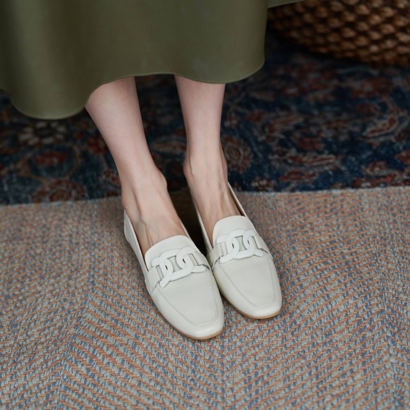 Naisten Matalakorkoiset Loy-kengät - Beige