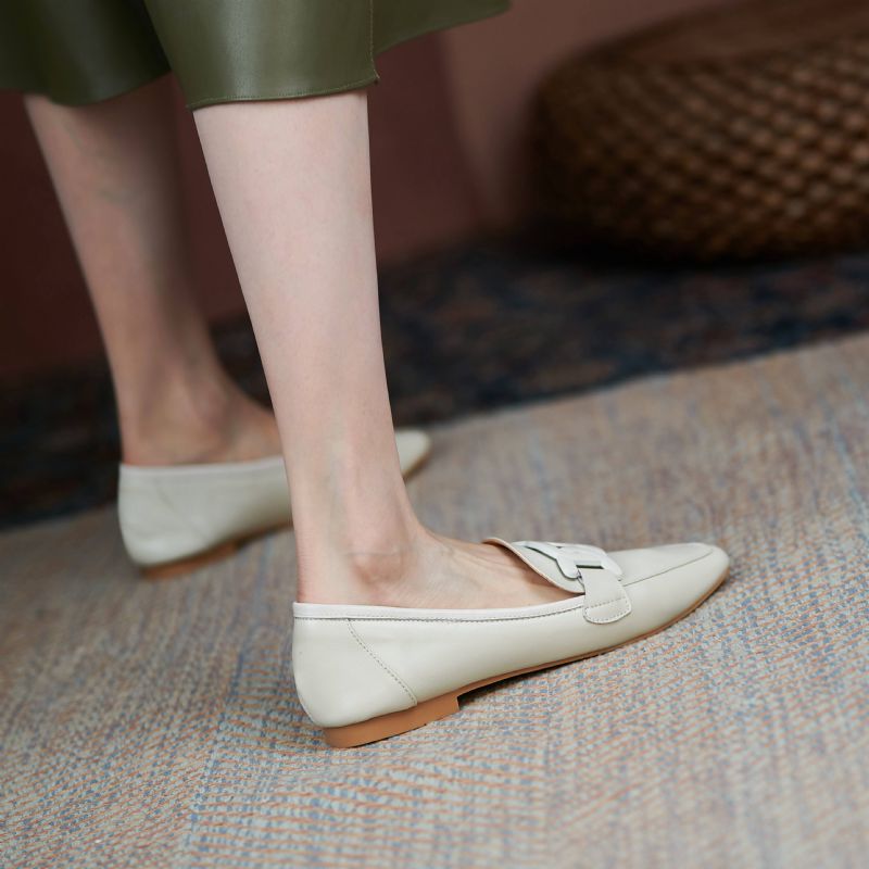 Naisten Matalakorkoiset Loy-kengät - Beige
