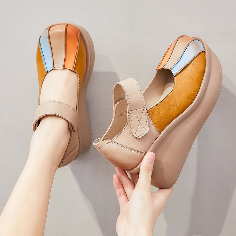 Naisten Nancy Wedges Platform -kengät - Ruskea